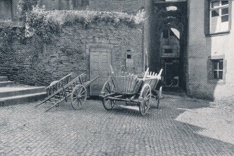 Leiterwagen-Marktplatz