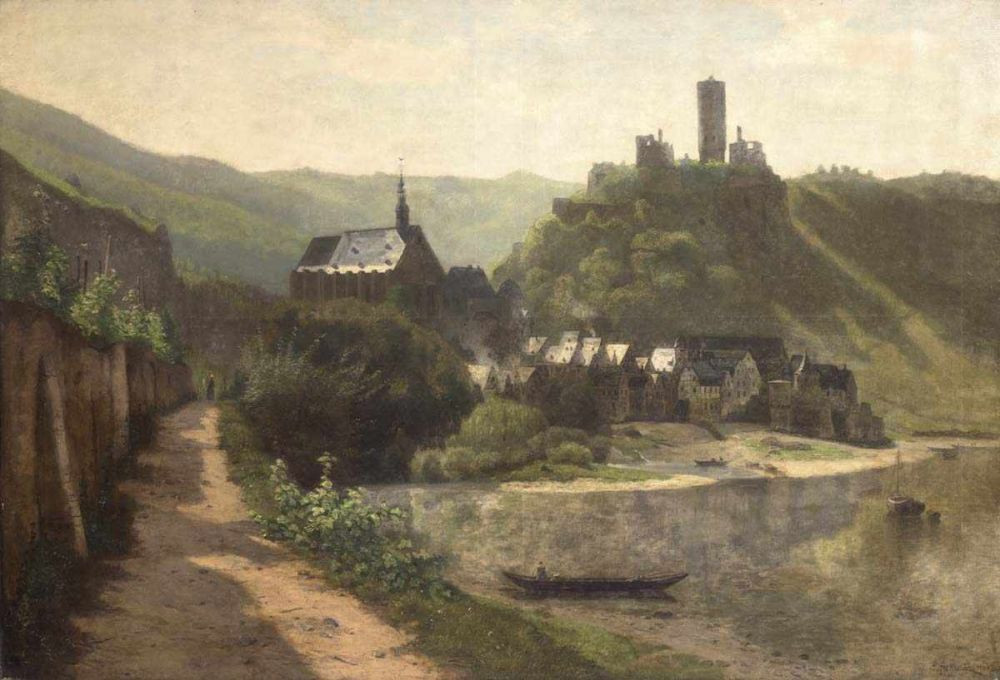 Ölgemälde Beilstein 1905 v. Carl Malchin Ölgemälde Beilstein 1905 v. Carl Malchin