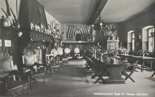 Altertümlicher Saal im Haus Lipmann