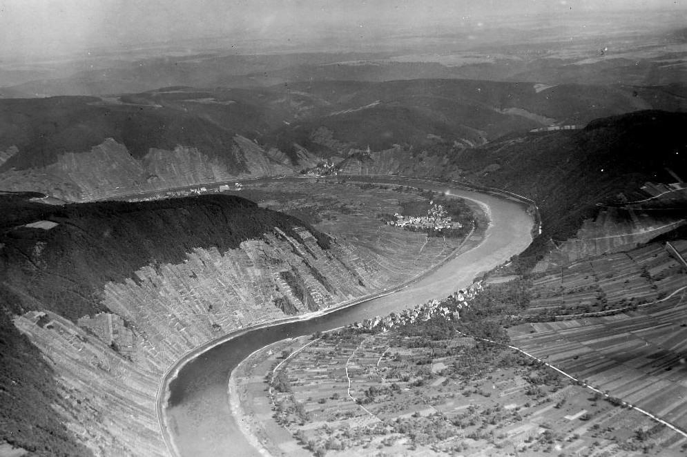 Luftaufnahme Mosel 1930er