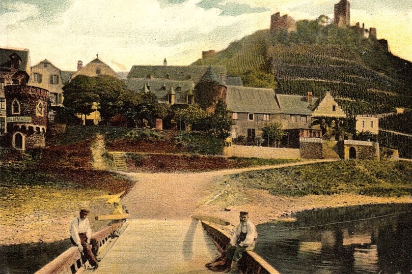 Nachkoloriertes Foto um 1900